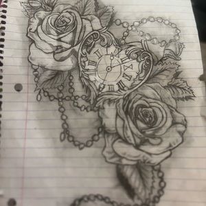 Personalized hand drawn art. Perfect for thoughtful grift or unique tatttoo